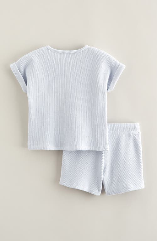 Nordstrom Waffle Knit Henley & Shorts Set