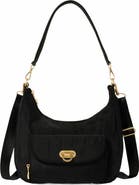 BAGGALLINI Coastal Flip Lock Half Moon Bag