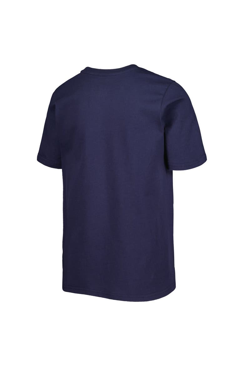 Youth Deep Sea Blue Seattle Kraken Disney Donald Duck Three-Peat T-Shirt, Alternate, color, Navy