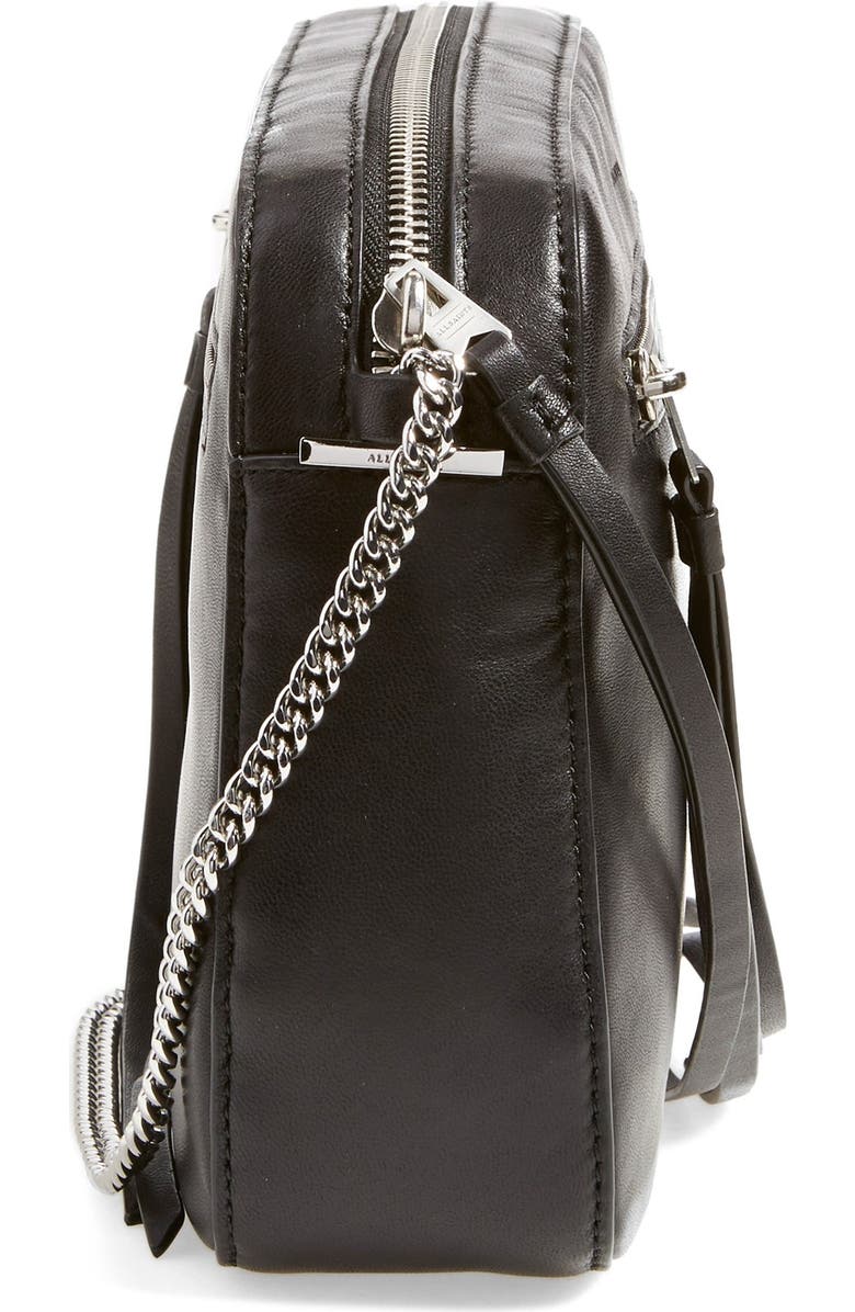 AllSaints 'Fleur de Lis' Crossbody Bag, Alternate, color,