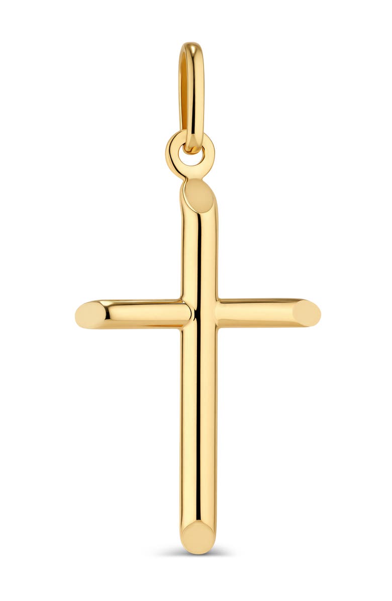 DEVATA Cross Pendant in 14K Gold, Main, color, Yellow Gold