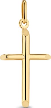 DEVATA Cross Pendant in 14K Gold