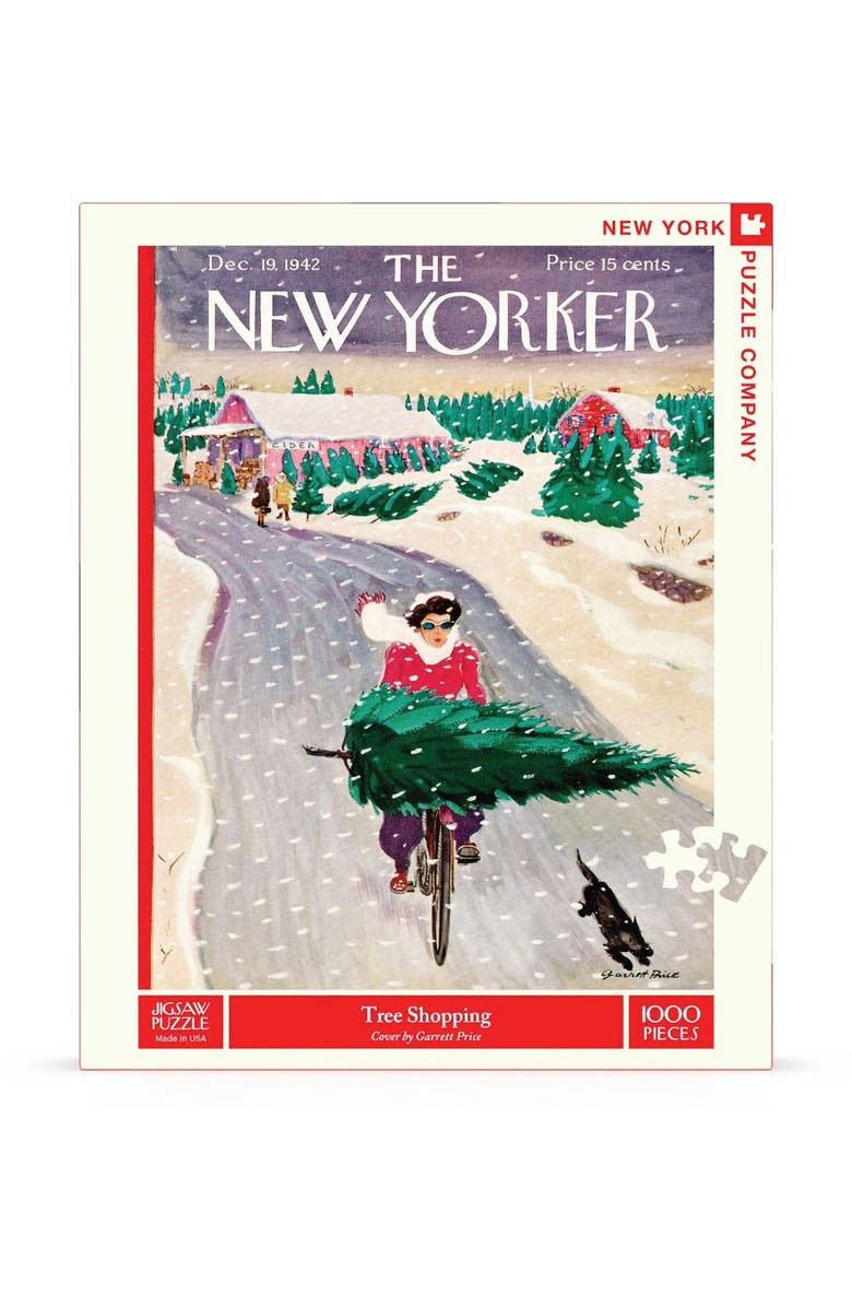 NEW YORK PUZZLE COMPANY Tree Shopping 1000 Piece Puzzle, Main, color,