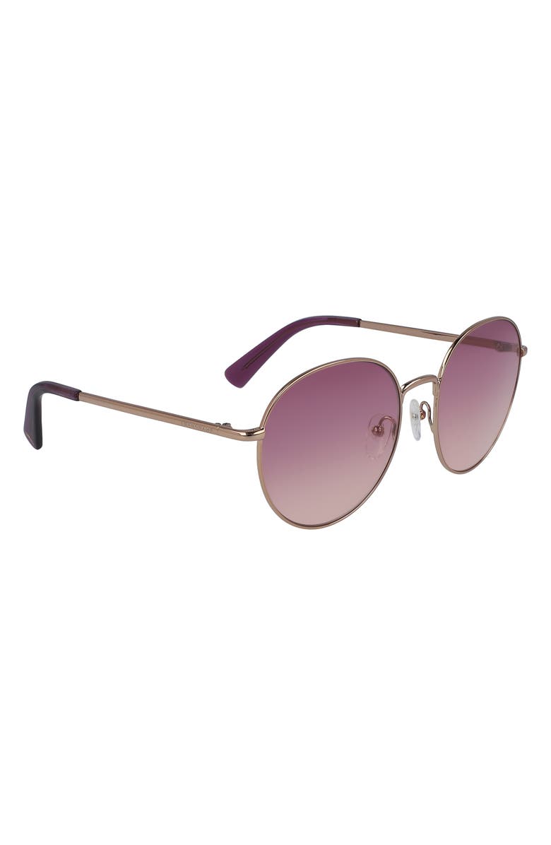 Longchamp 56mm Round Sunglasses, Alternate, color, 