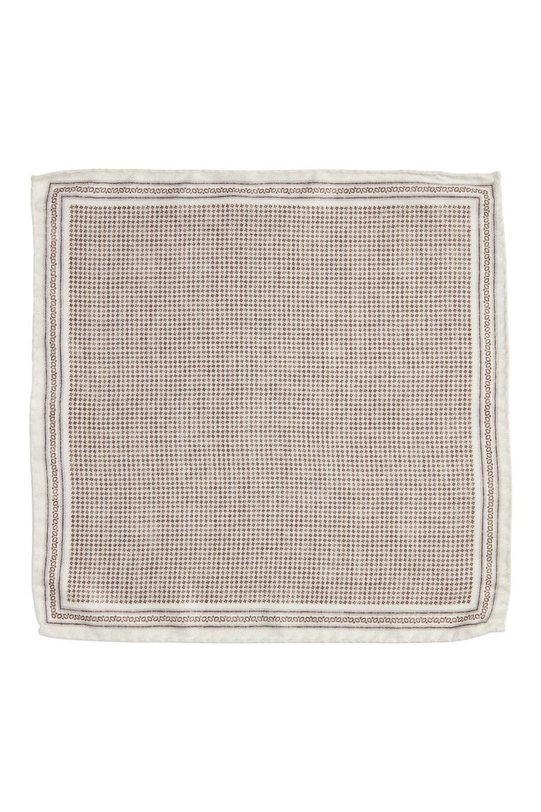 Cypress Silk Pocket Square, Alternate, color, GREY