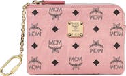 MCM Aren Card Pouch in Visetos
