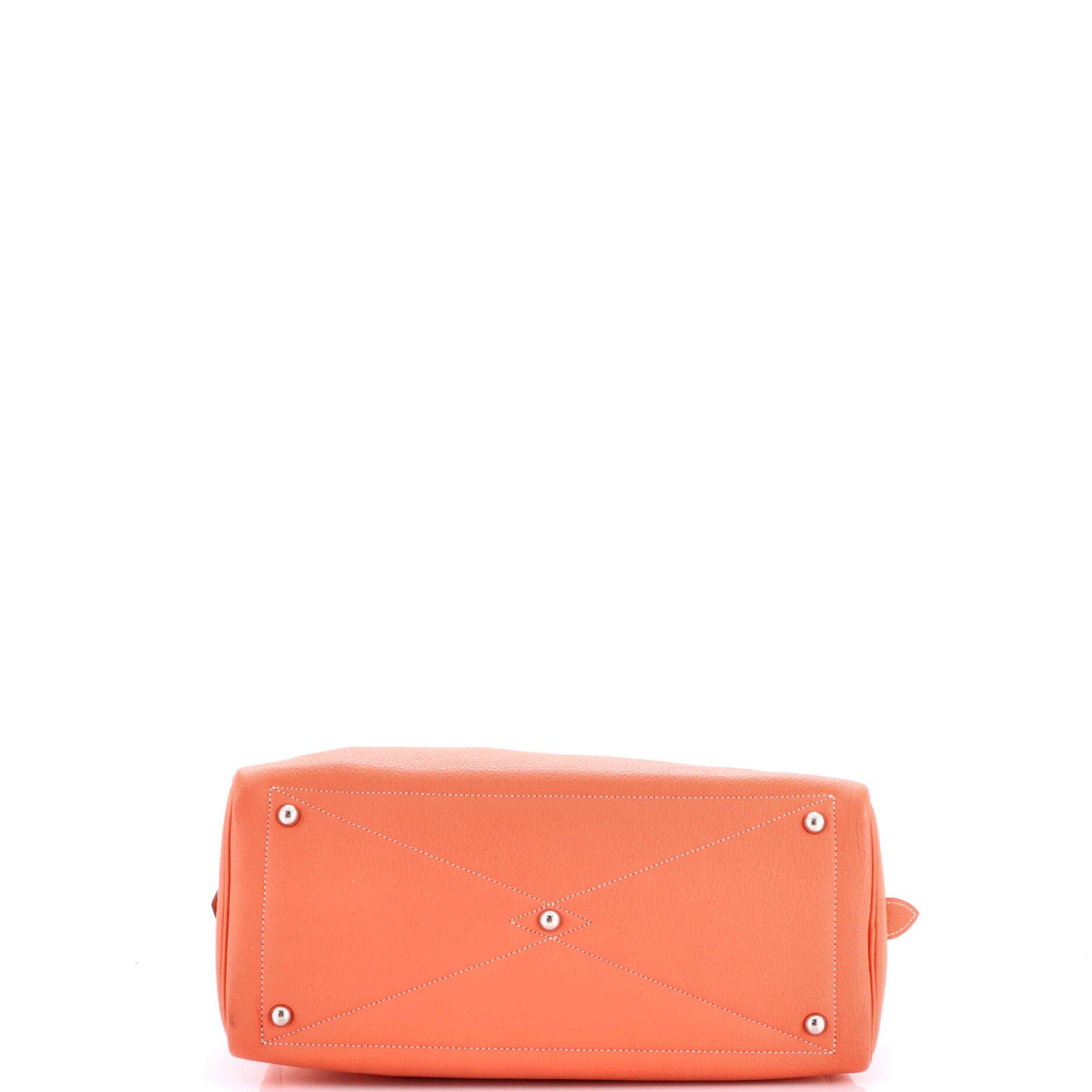 Pre-Owned Hermes Victoria II Bag Clemence 35, Alternate, color, Crevette