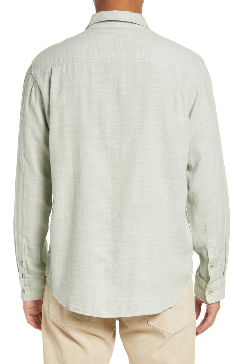 Wyatt Relaxed Fit Solid Button-Up Shirt, Alternate, color, SAGE