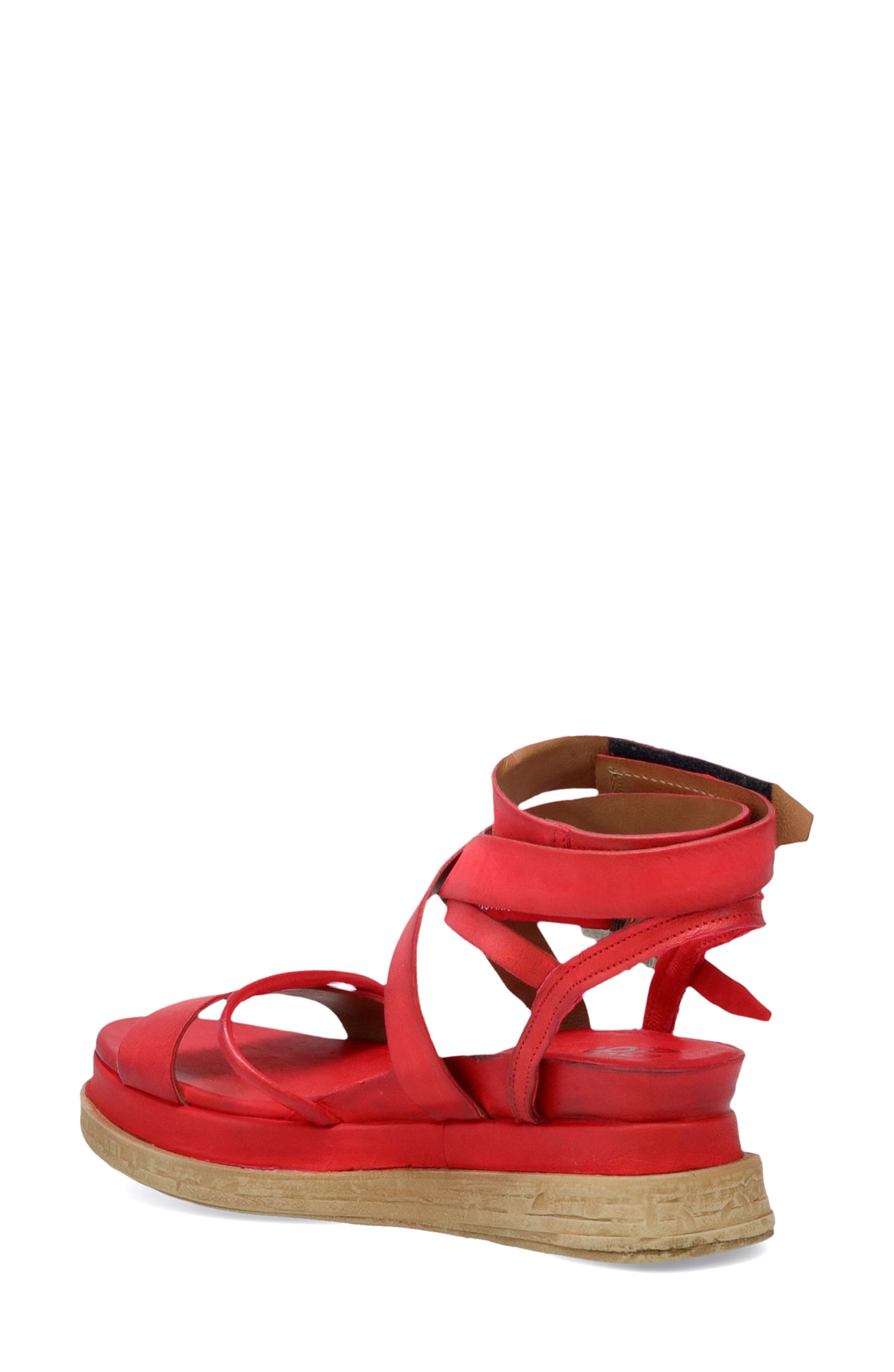 A.S.98 Labo Platform Sandal, Alternate, color, Red