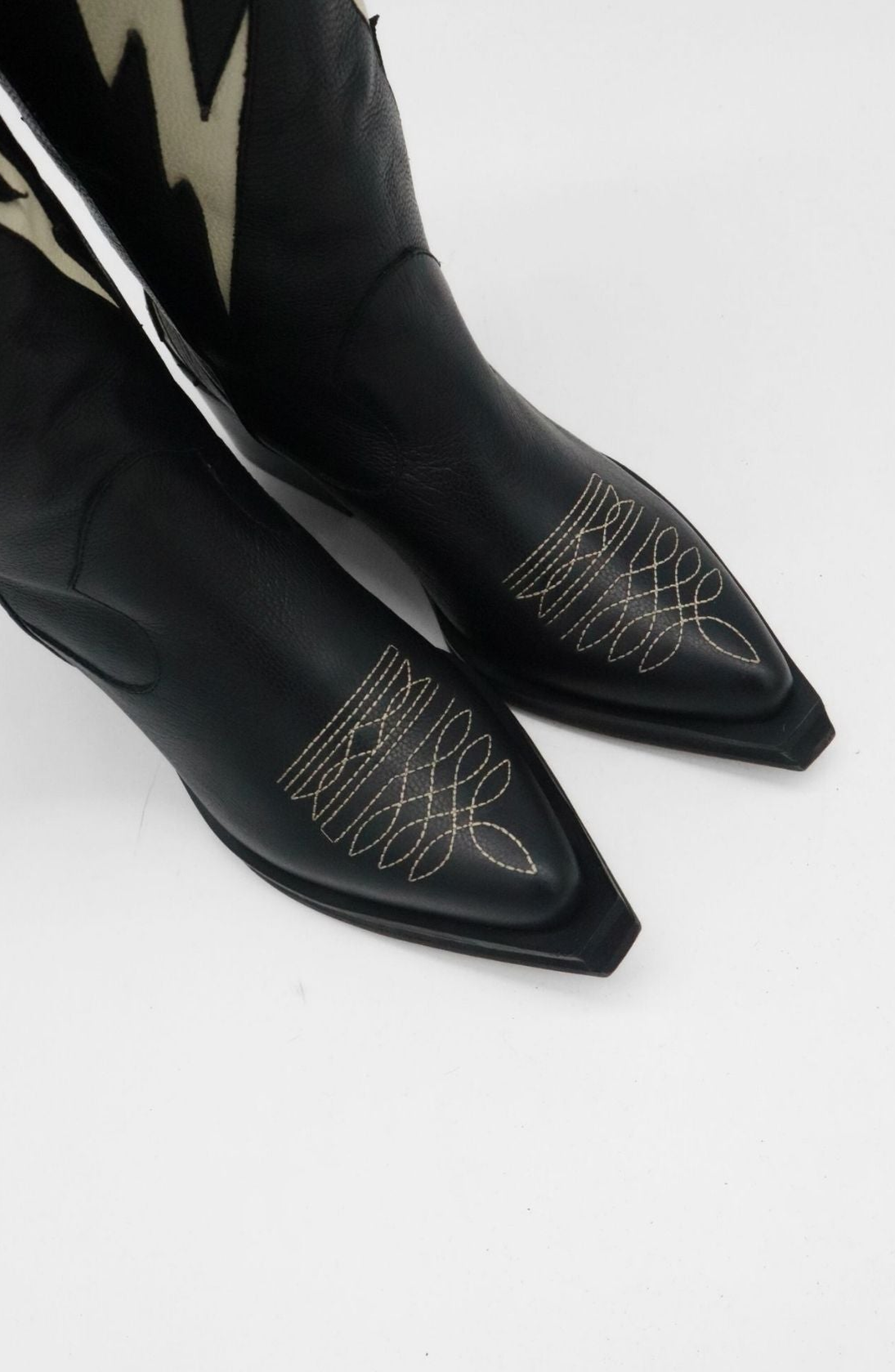 STIVALI NEW YORK Kiss Western Cowboy Boots, Alternate, color, Black