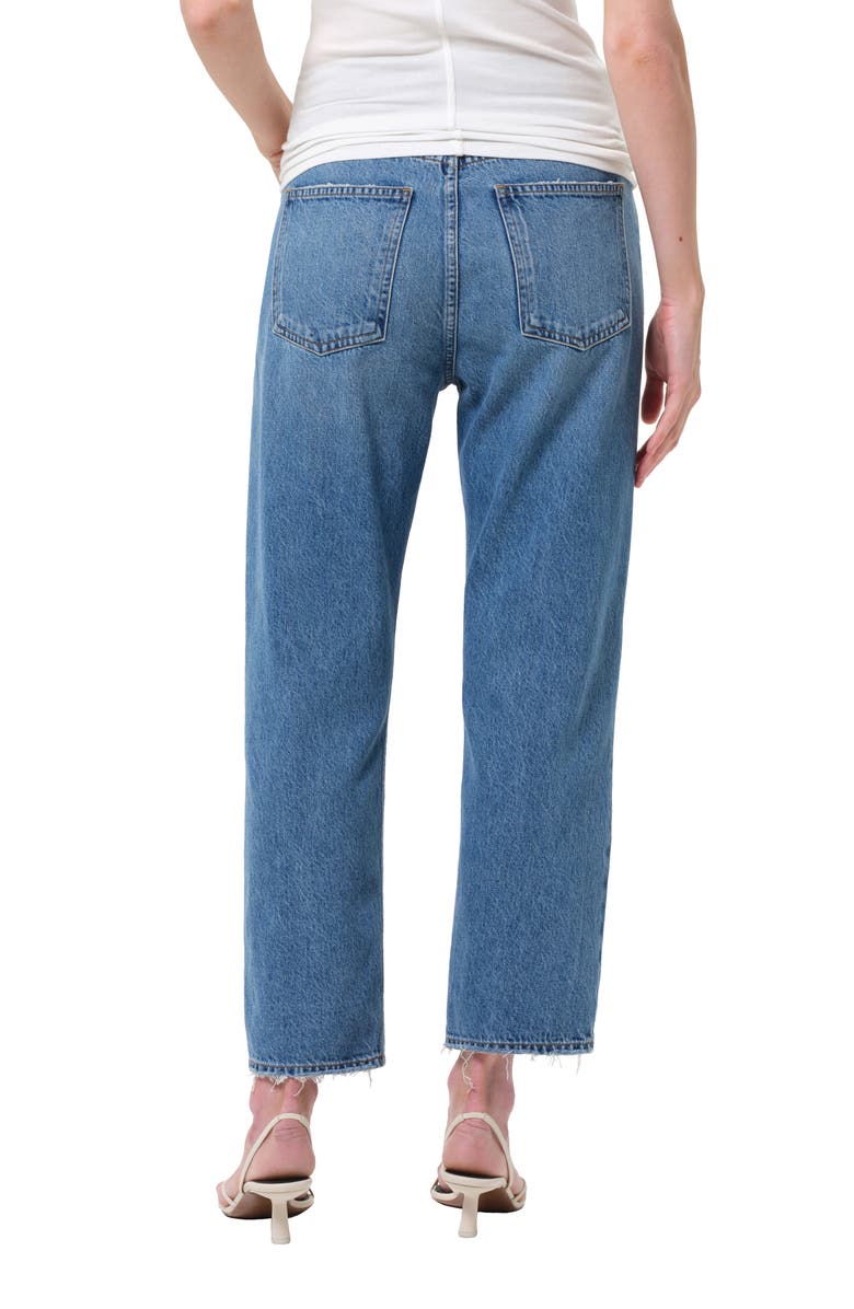 AGOLDE '90s Mid Rise Crop Relaxed Straight Leg Jeans, Alternate, color, Shrine