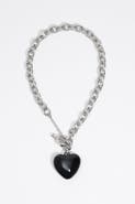 BIMBA Y LOLA Heart Chain Necklace
