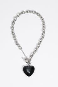 BIMBA Y LOLA Heart Chain Necklace