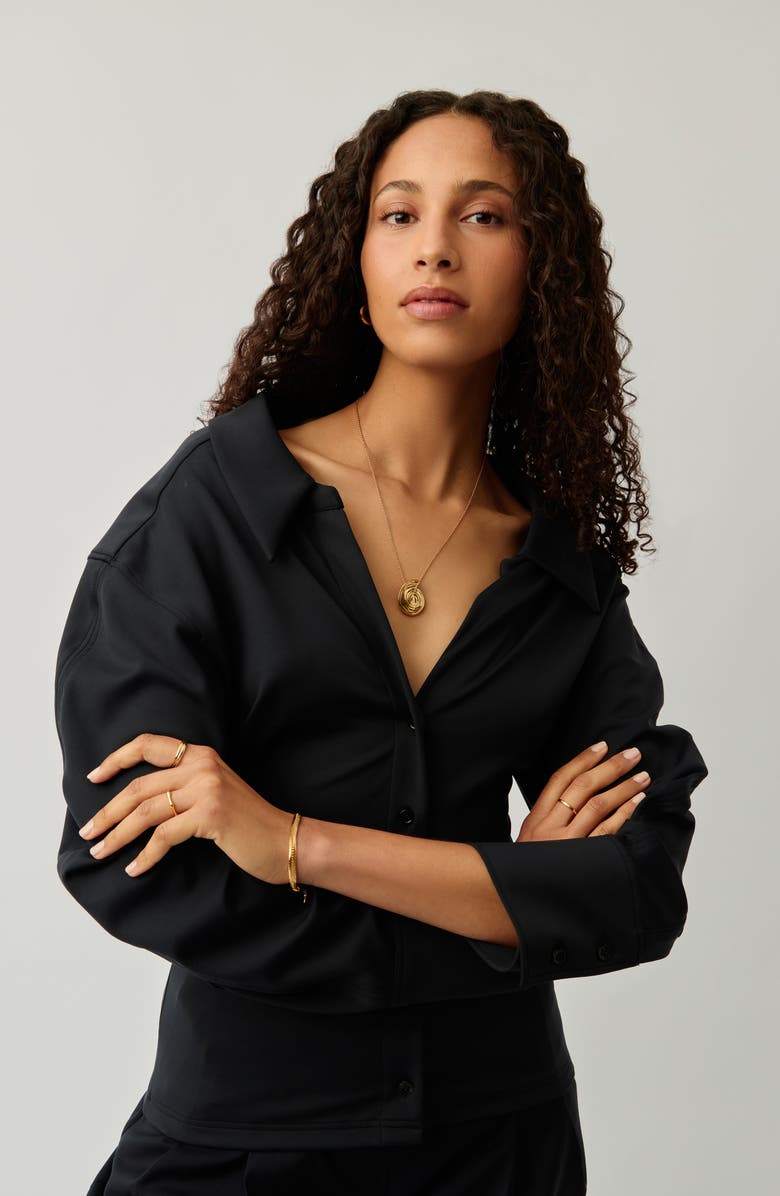 Missoma Large Spiral Pendant Necklace, Alternate, color, Gold