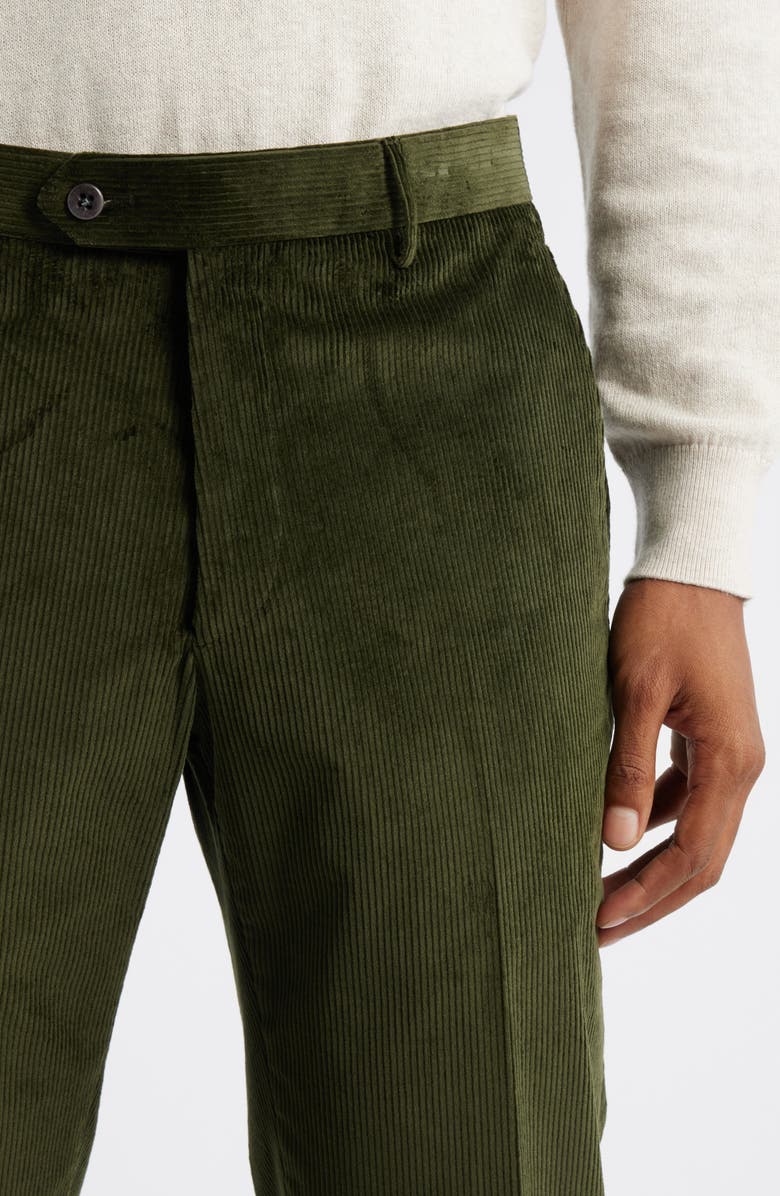 Zanella Parker Corduroy Pants, Alternate, color, Dark Olive