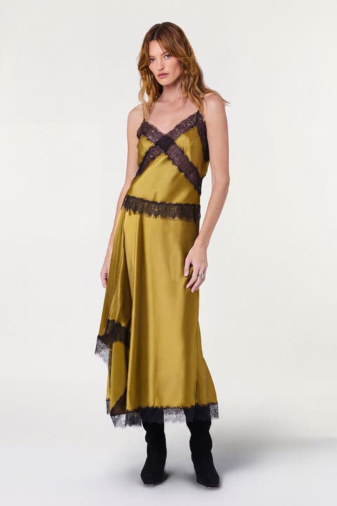 London lace Trim Asym Skirt