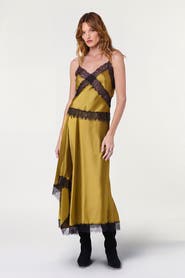 NICHOLAS London lace Trim Asym Skirt