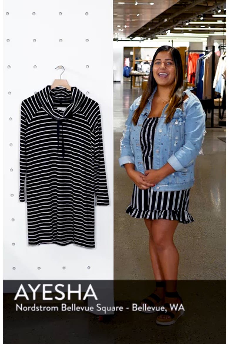 Signaturesoft Drawstring Cowl Dress video