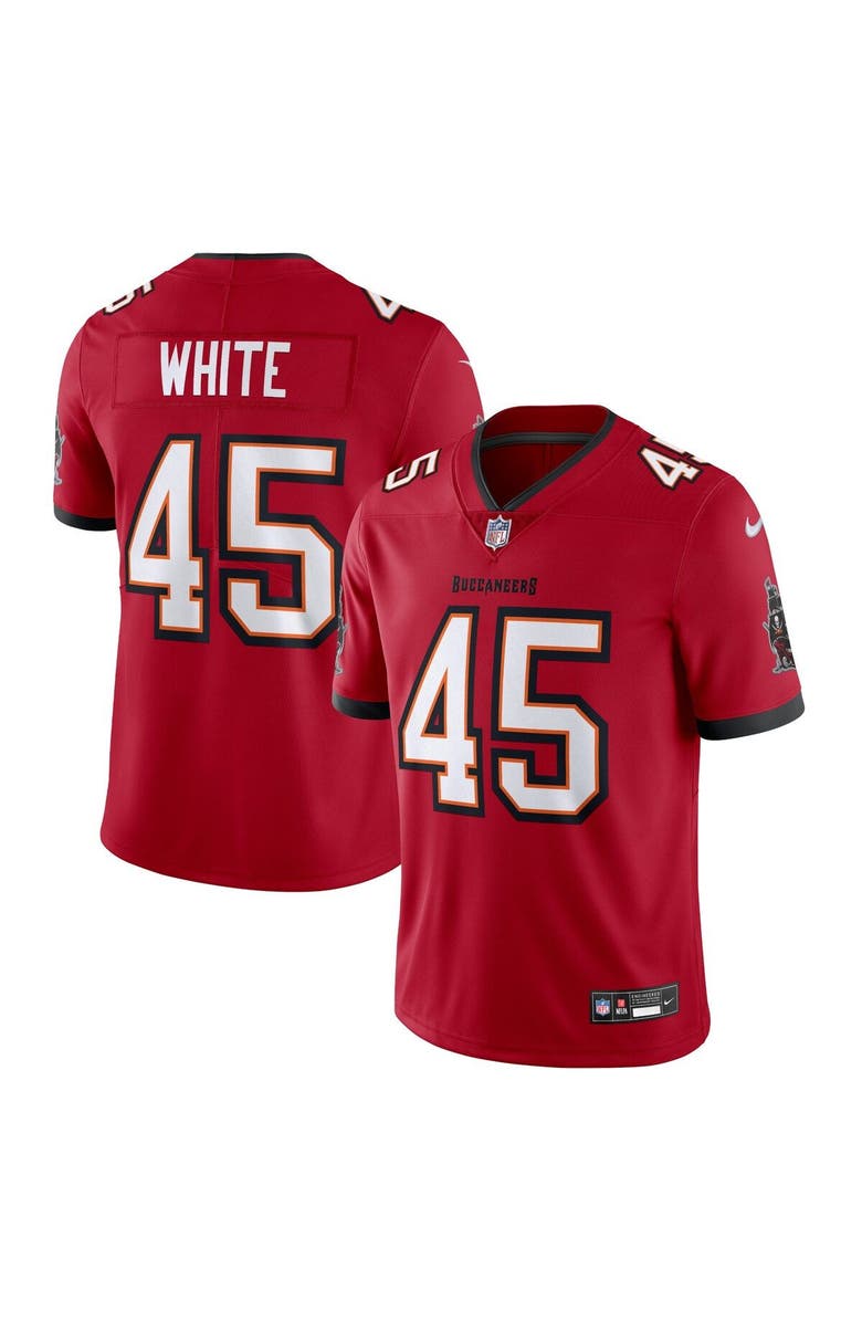 Nike Men's Nike Devin White Red Tampa Bay Buccaneers  Vapor Untouchable Limited Jersey, Main, color, 