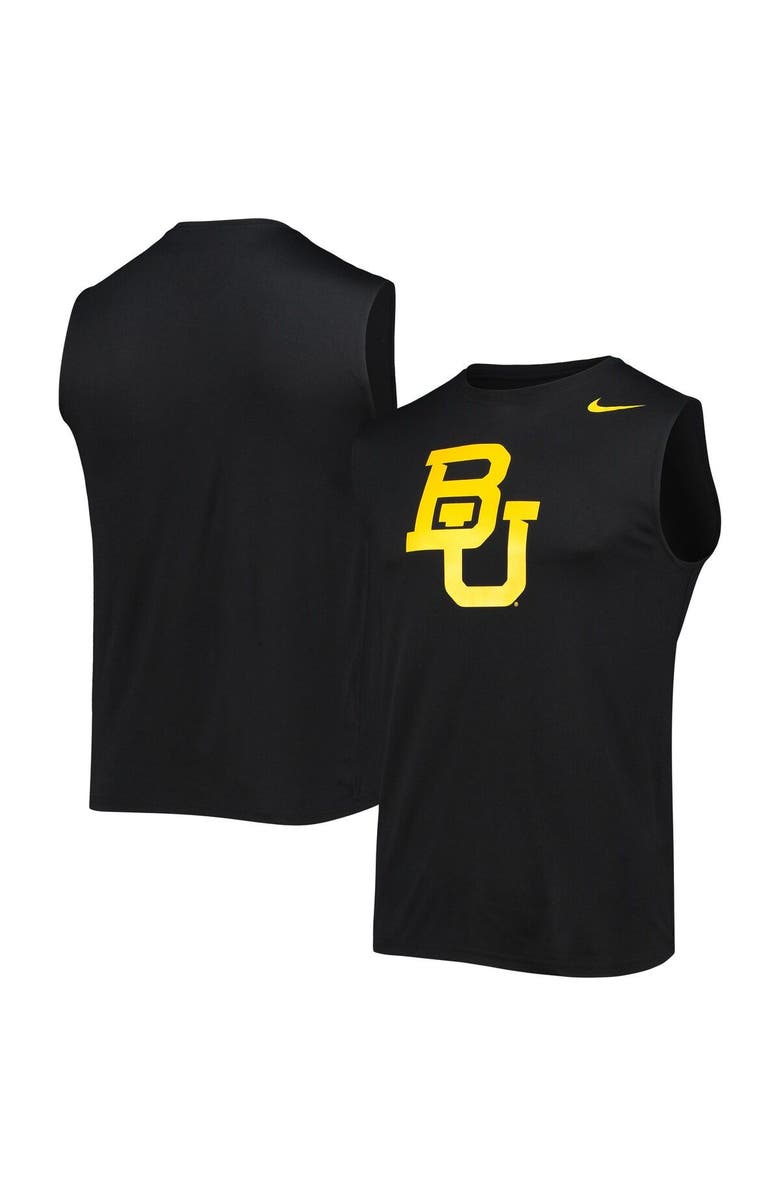 Nike Men's Nike Black Baylor Bears Performance Legend Tank Top, Alternate, color, 