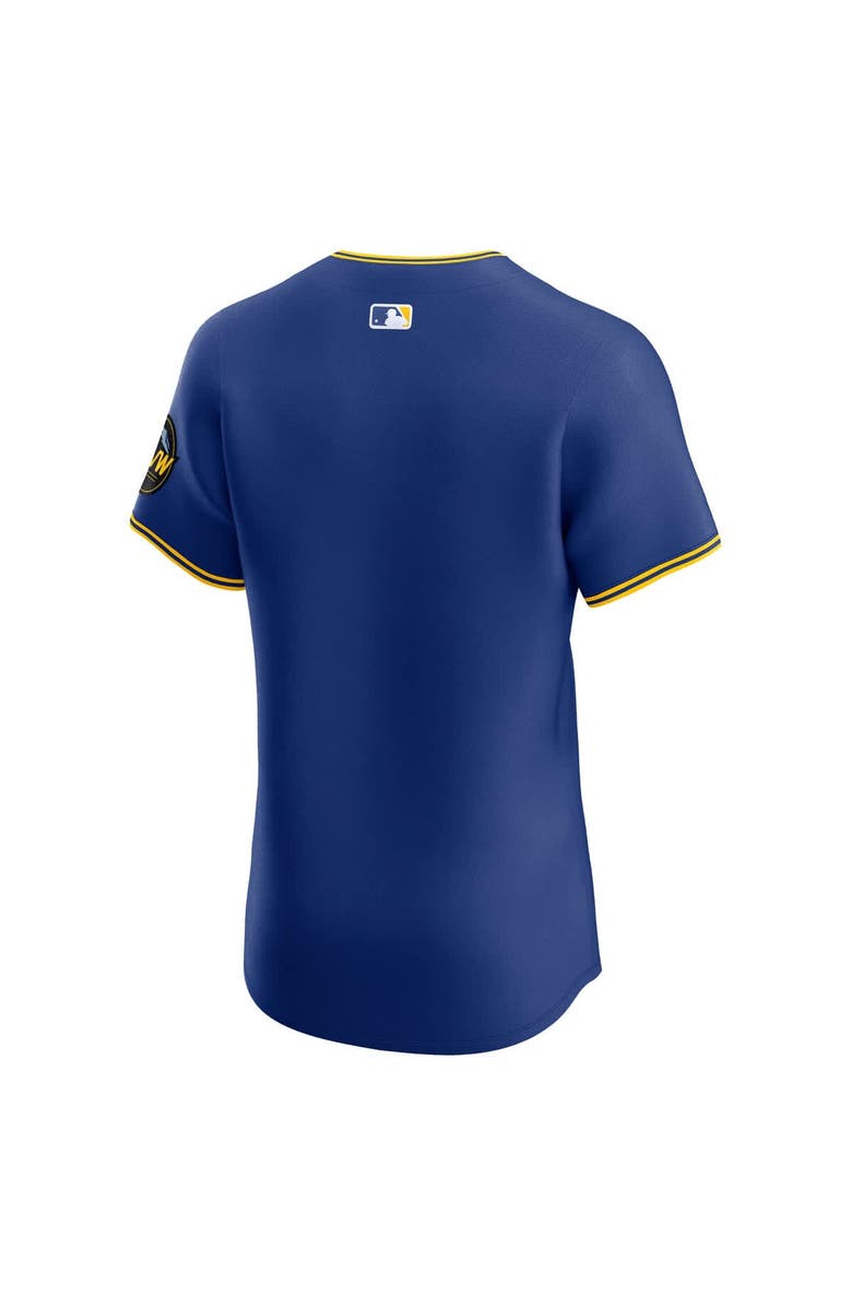 Nike Men's Nike Royal Seattle Mariners City Connect Elite Jersey, Alternate, color,
