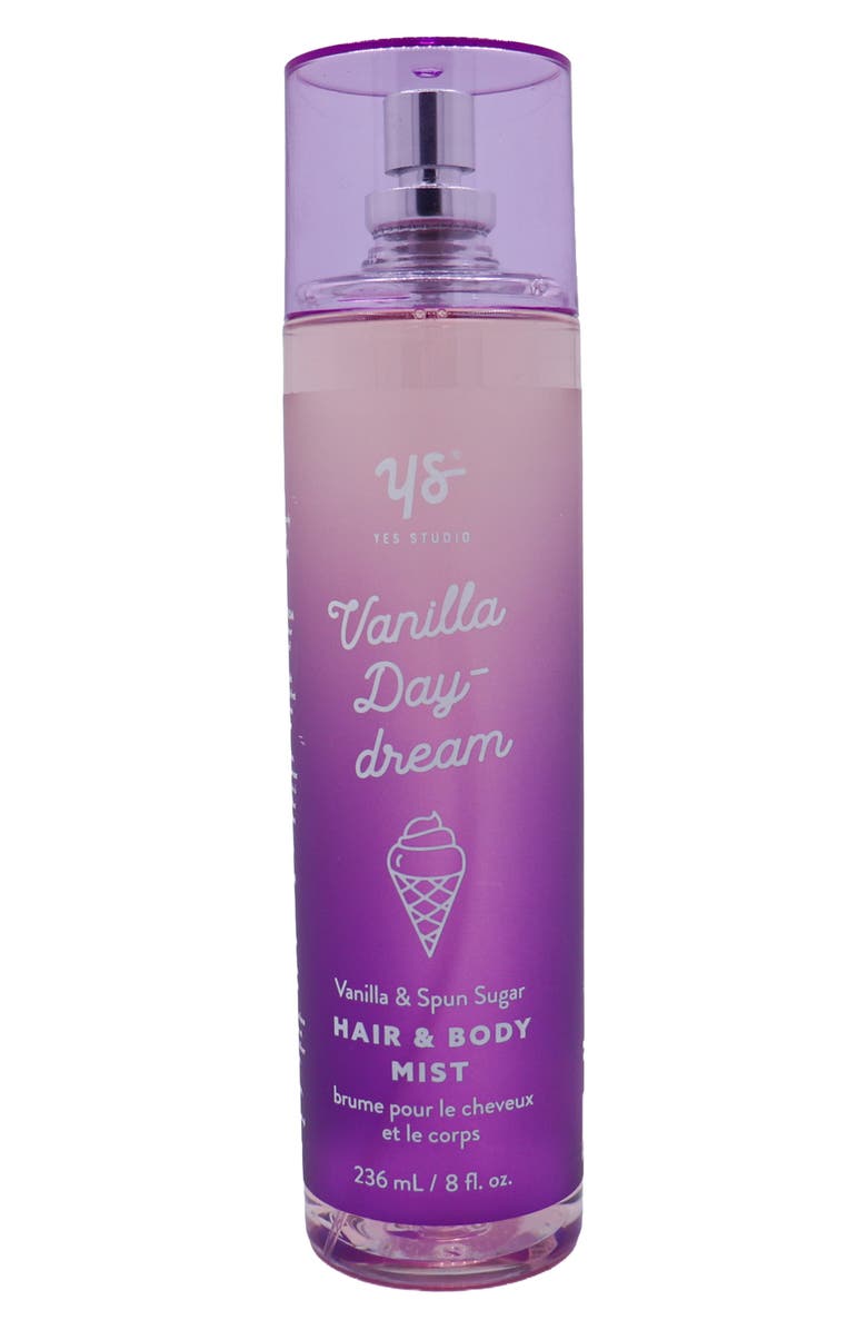 YES STUDIO Vanilla Daydream Hair & Body Mist, Main, color, Purple