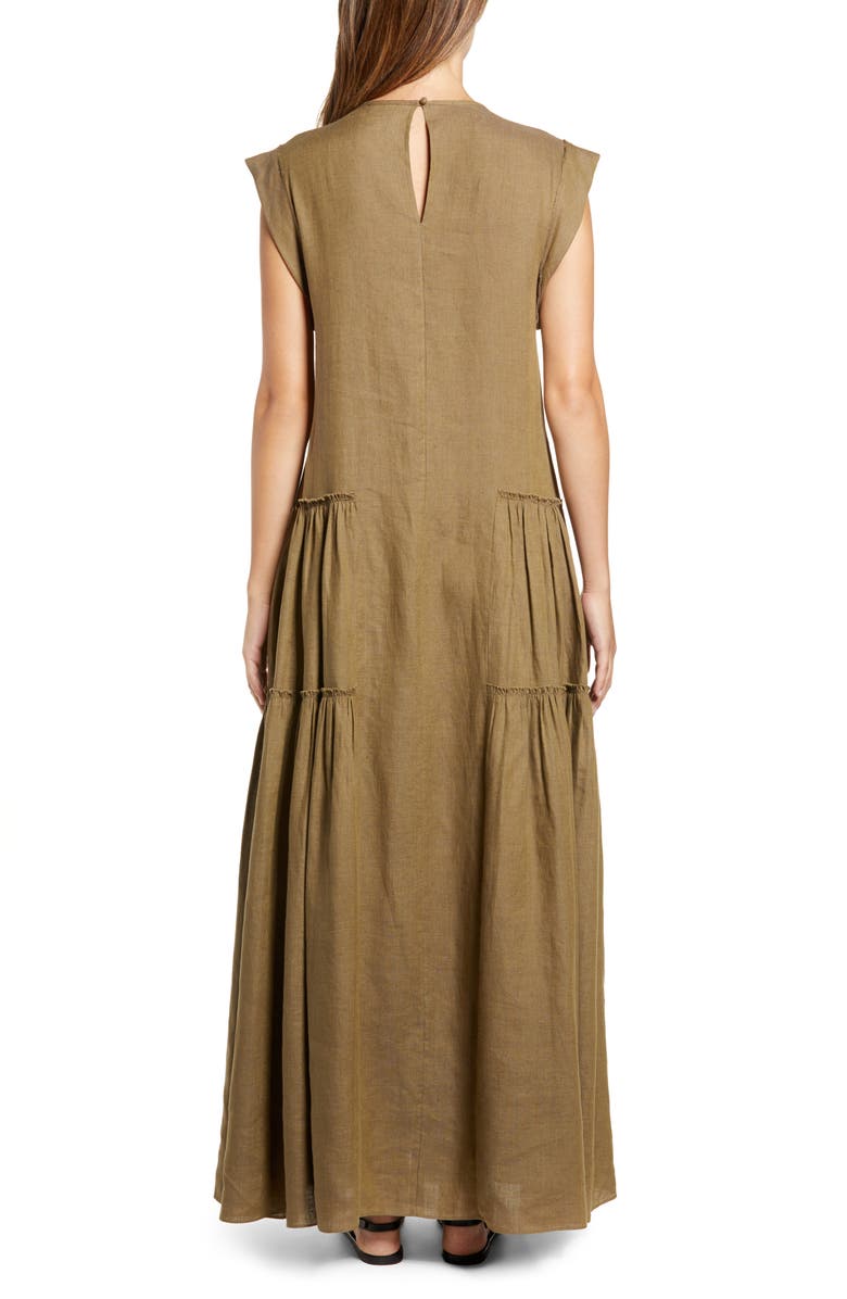YAKAMPOT Linen Maxi Dress, Alternate, color, 