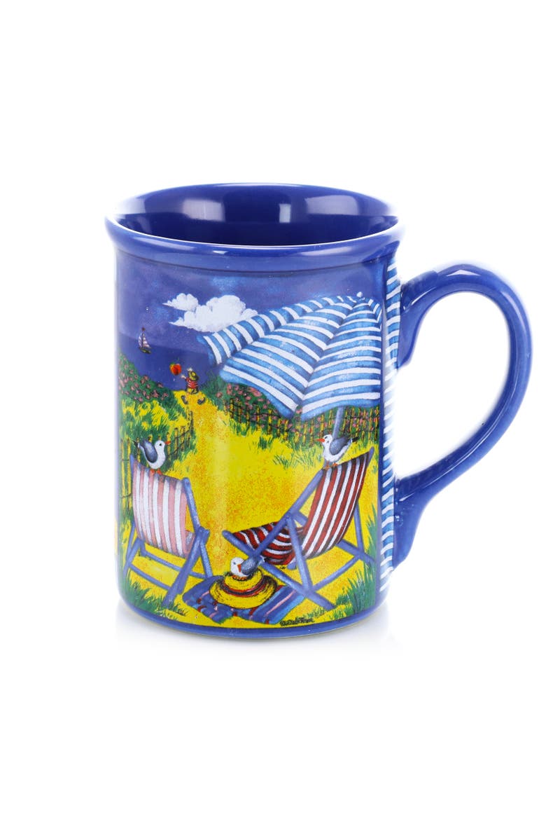 Gibson Home Beachcomber 4 Piece 16 Ounce Stoneware Mug Set, Alternate, color,