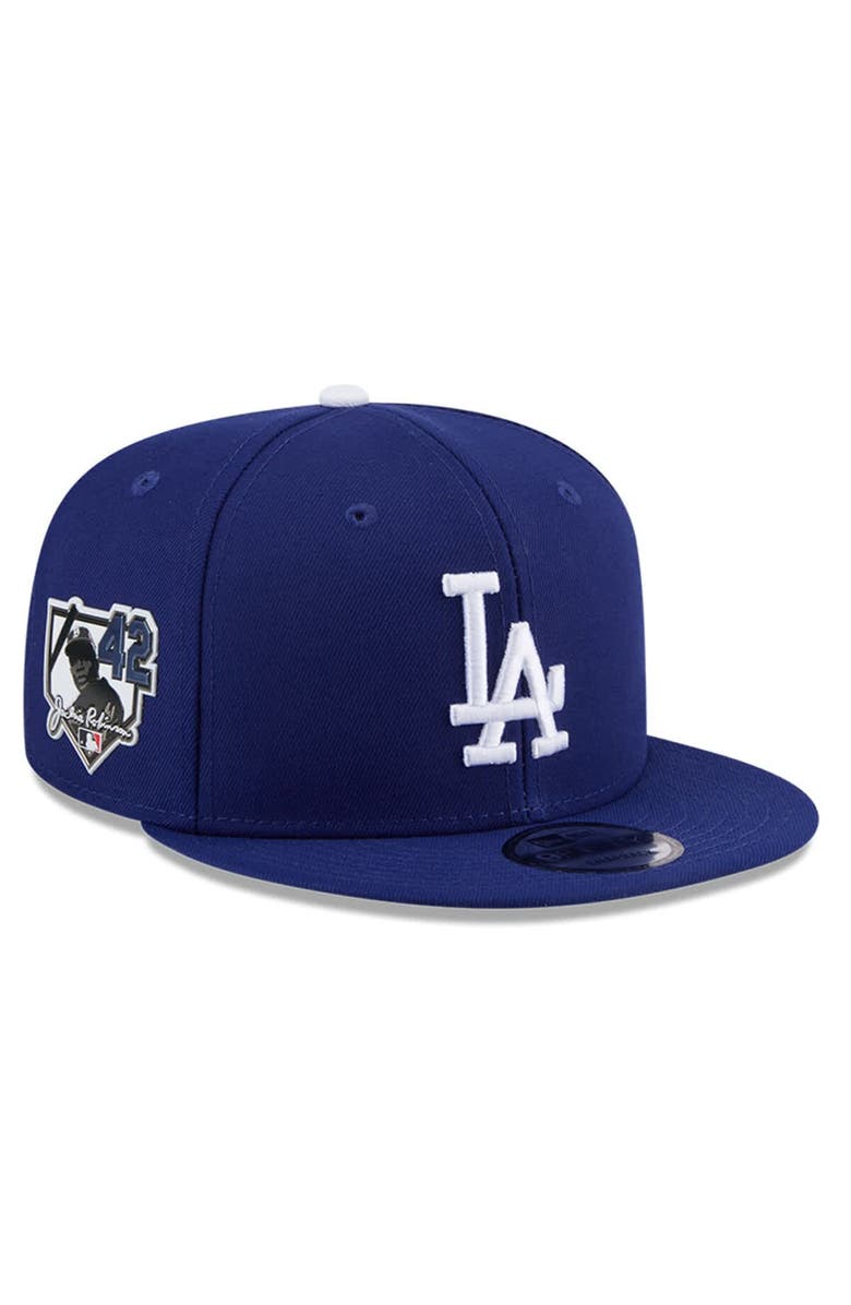 New Era Men's New Era Royal Los Angeles Dodgers 2026 Jackie Robinson Day 9FIFTY Snapback Hat, Main, color, 