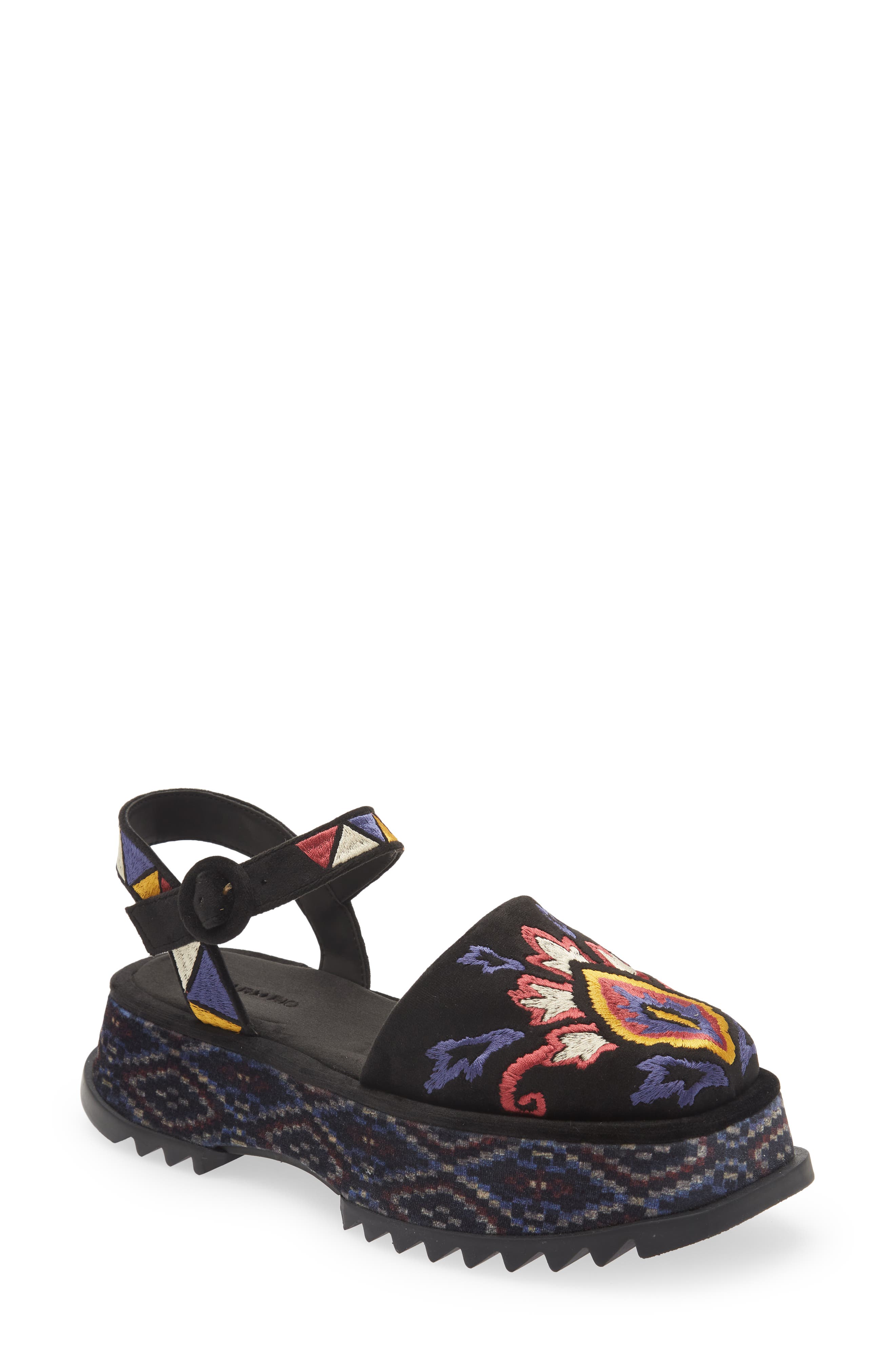 FARM Rio Embroidered Platform Shoe, Main, color, 