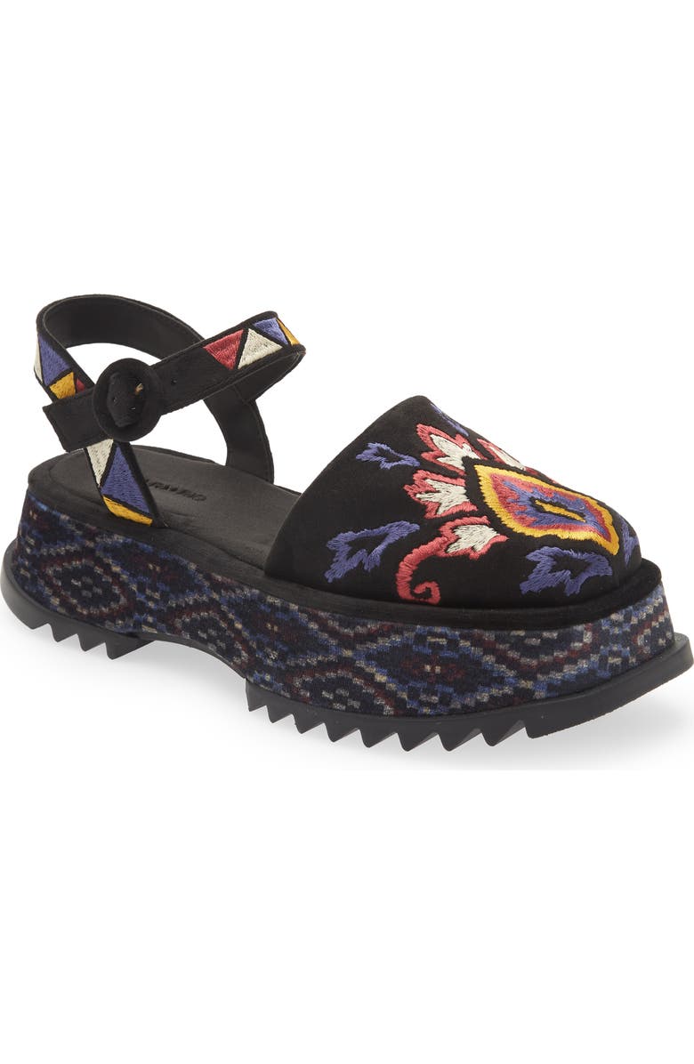 FARM Rio Embroidered Platform Shoe, Main, color,