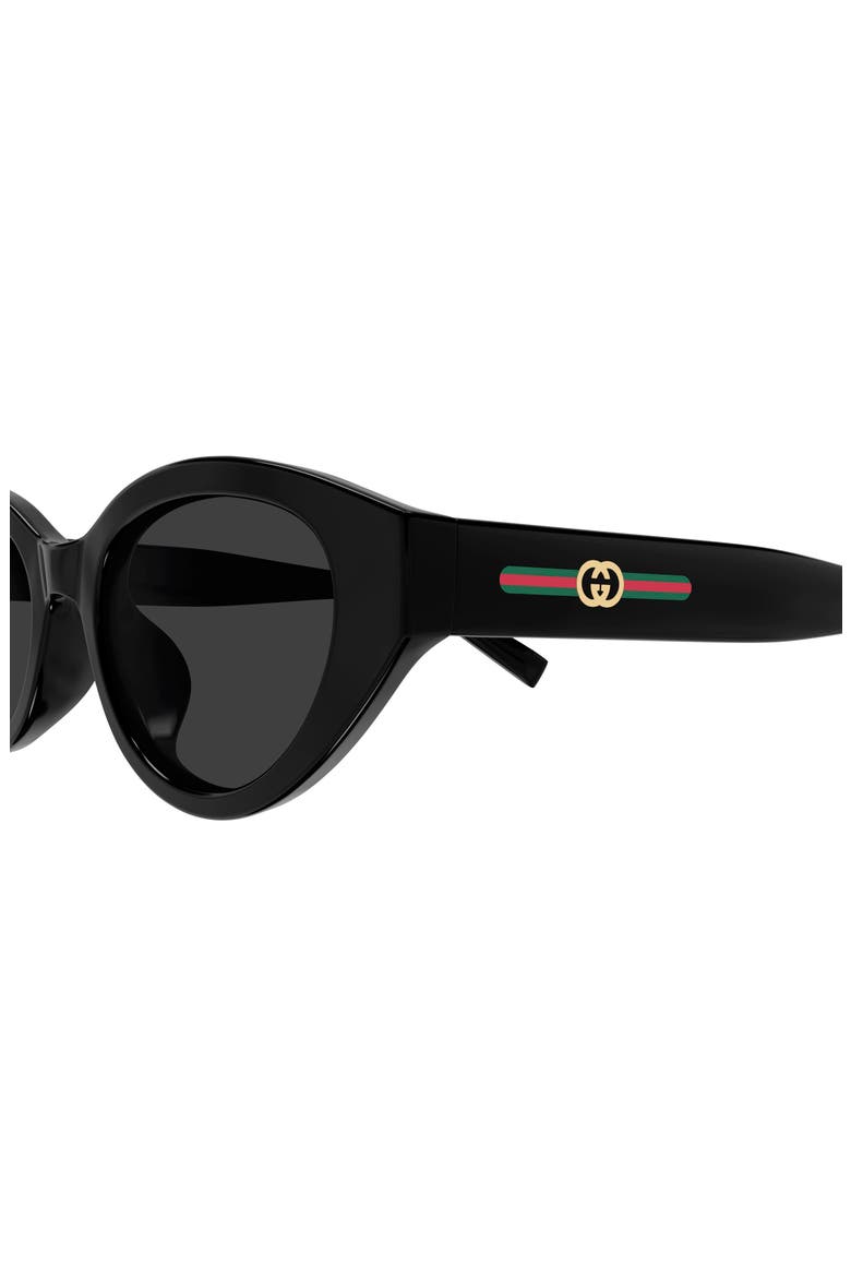 54mm Butterfly Sunglasses, Alternate, color, BLACK
