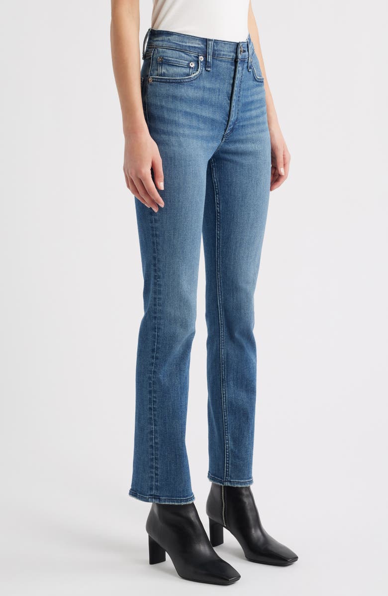 rag & bone Flexi Wren High Waist Slim Jeans, Alternate, color, Willow