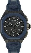 Versace V-Legend Chronograph Strap Watch, 44mm
