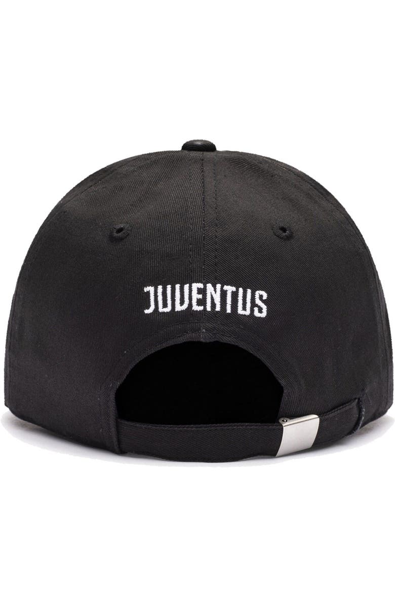 FAN INK Men's Black Juventus Casuals Adjustable Hat, Alternate, color, 