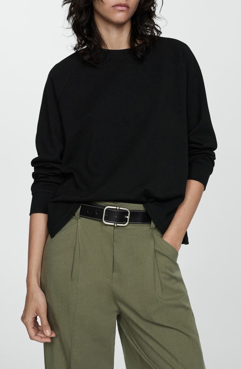 MANGO Relaxed Classic Sweatshirt, Main, color,