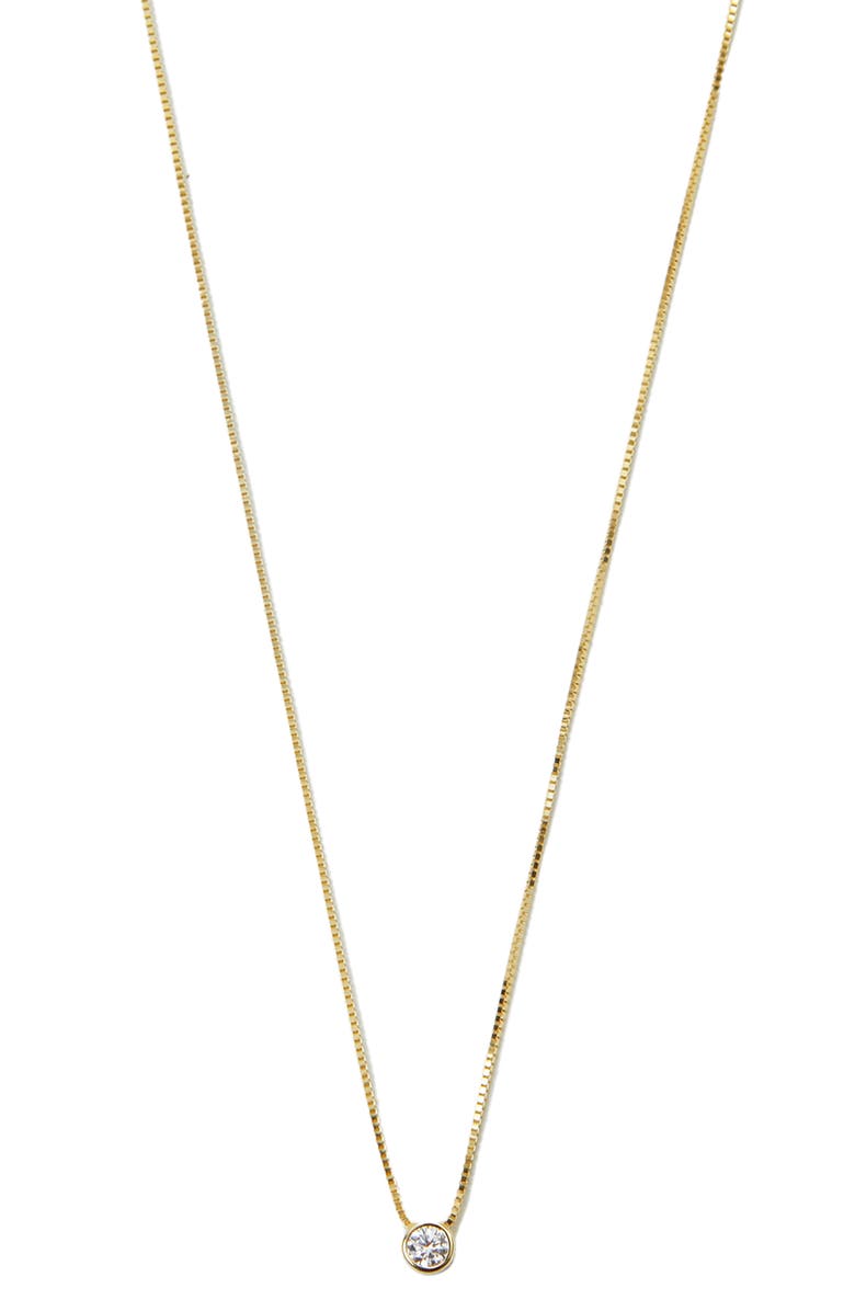 Argento Vivo Sterling Silver Cubic Zirconia Pendant Necklace, Alternate, color, 