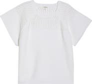 SUGARLIPS Alma Open Stitch Short Sleeve Sweater