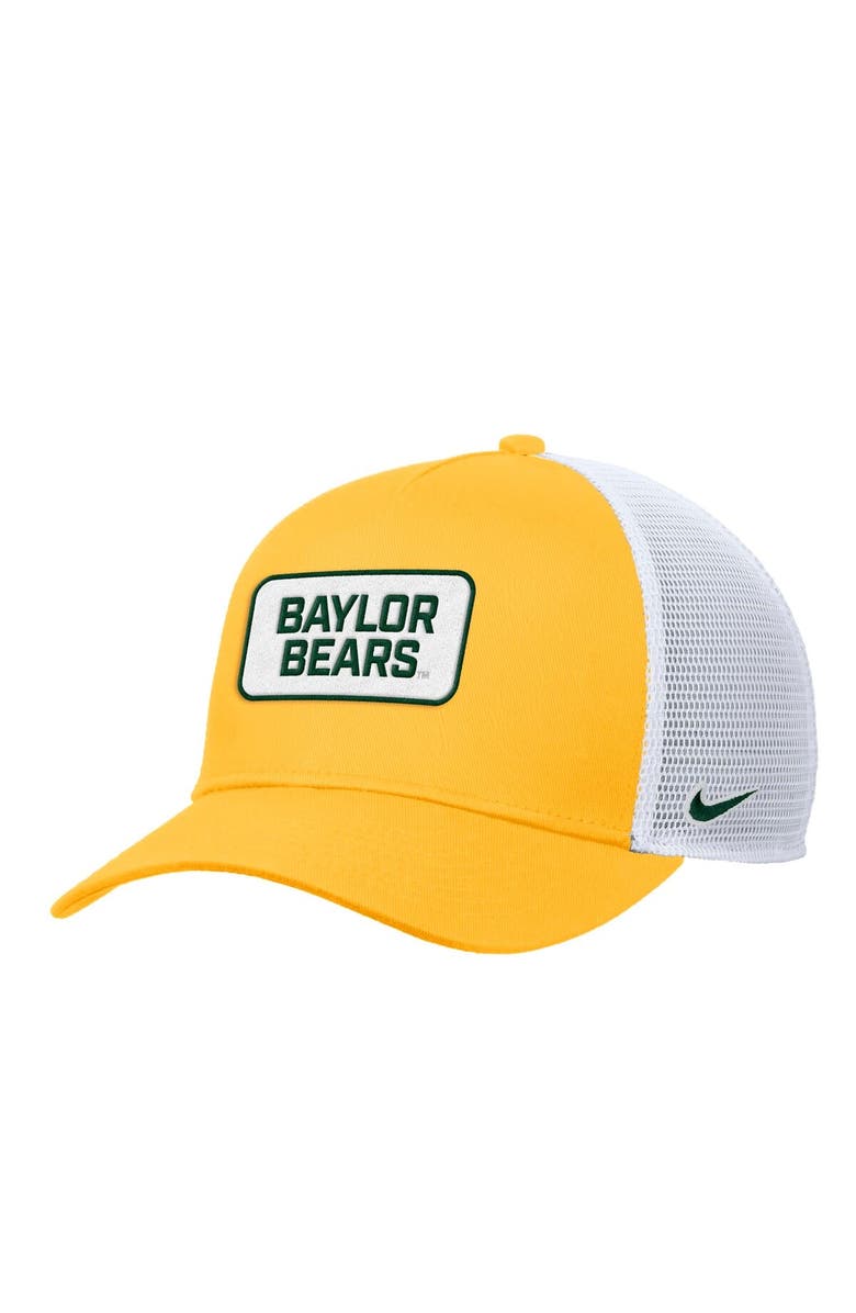 Nike Men's Nike Gold Baylor Bears 2025 On-Field Rise Trucker Adjustable Hat, Main, color, Gold
