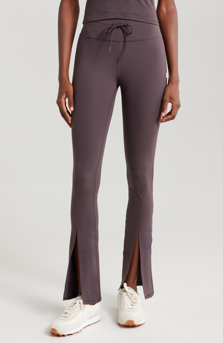 Vuori Daily Split Flare Pants, Main, color, Sangria