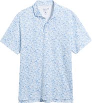 johnnie-O Jo 20th Travel Print PREP-FORMANCE Golf Polo