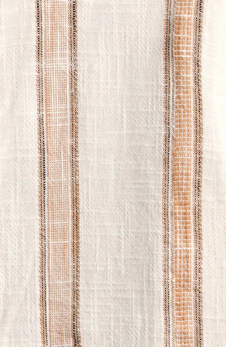 NEXT Kids' Stripe Cotton Button-Up Shirt, Alternate, color, Neutral