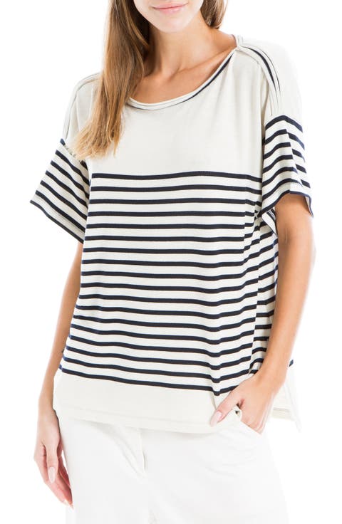 Stripe Boatneck T-Shirt