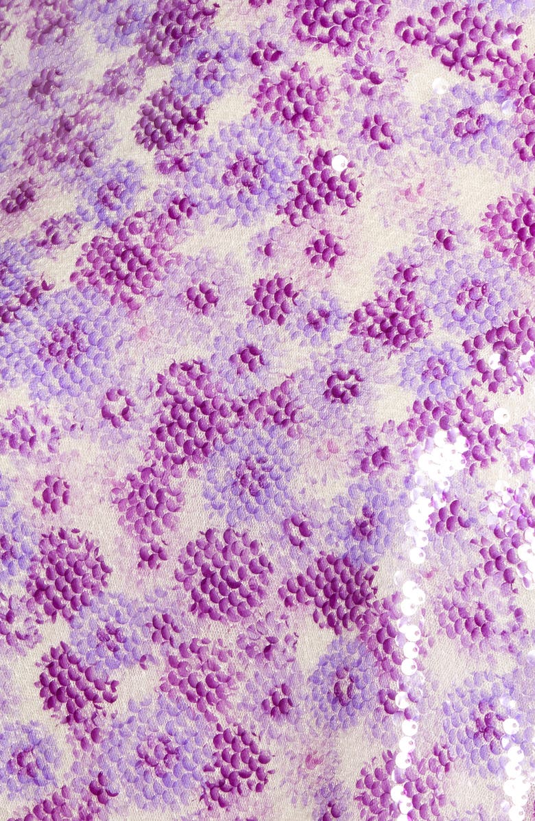 Endless Rose Floral Print Sequin Top, Alternate, color,