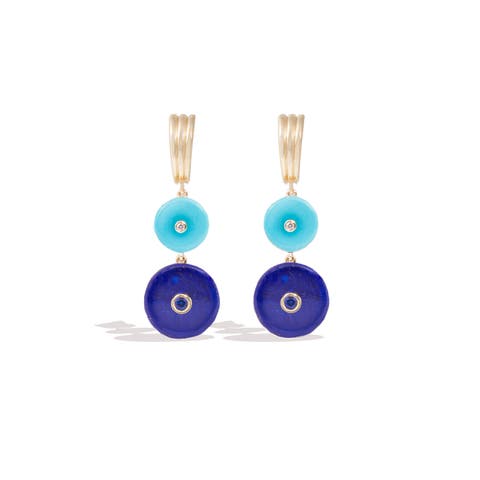 Evolve Stone Inlay Chandelier Earring