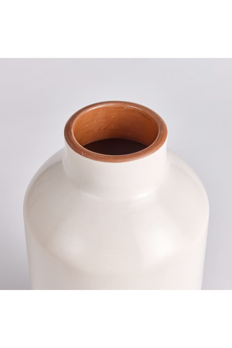 Lucela Bottle Vase, Alternate, color, White