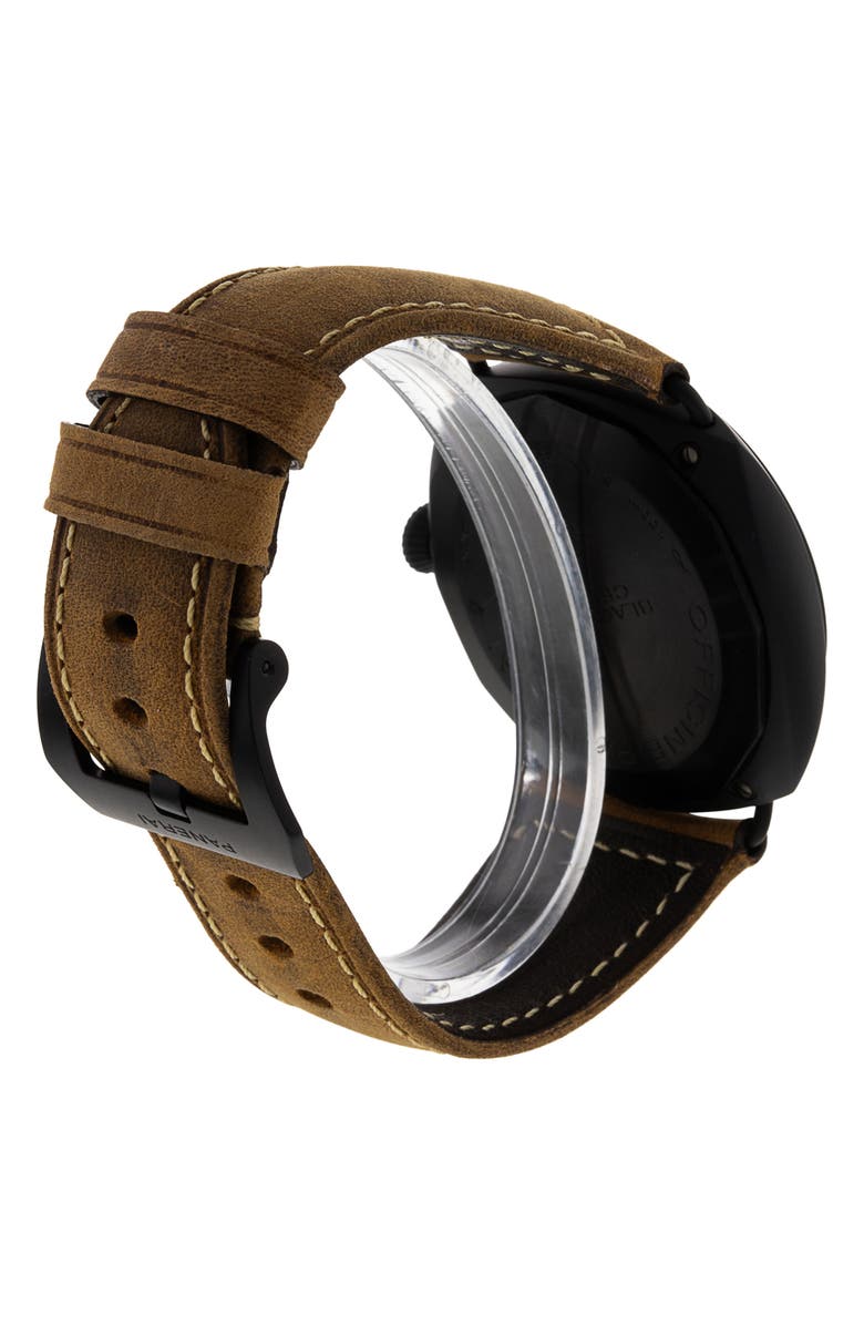 Watchfinder & Co. Panerai Preowned 2020 Radiomir PAM00613 Manual Leather Strap Watch, 45mm, Alternate, color, Black