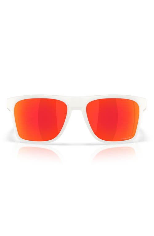 Oakley 57mm Polarized Rectangular Sunglasses In Orange