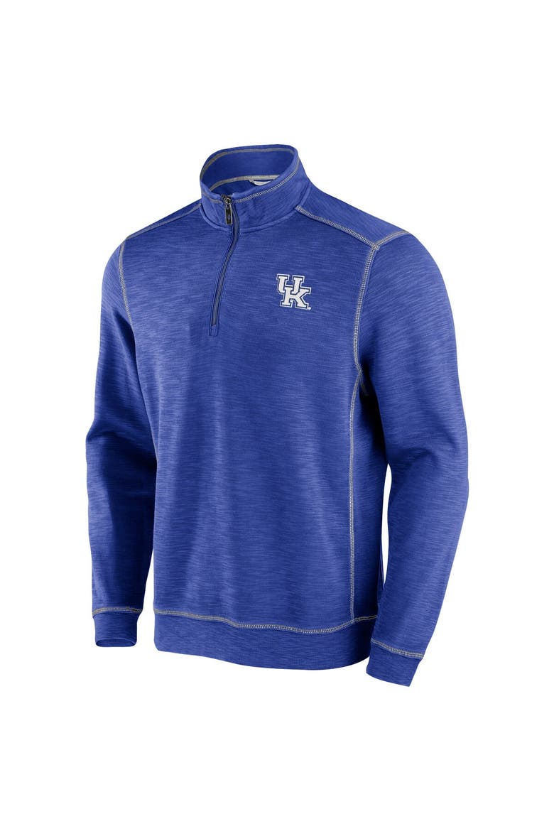 Men's Tommy Bahama Royal Kentucky Wildcats Tobago Bay Half-Zip Tri-Blend Top, Alternate, color, Royal