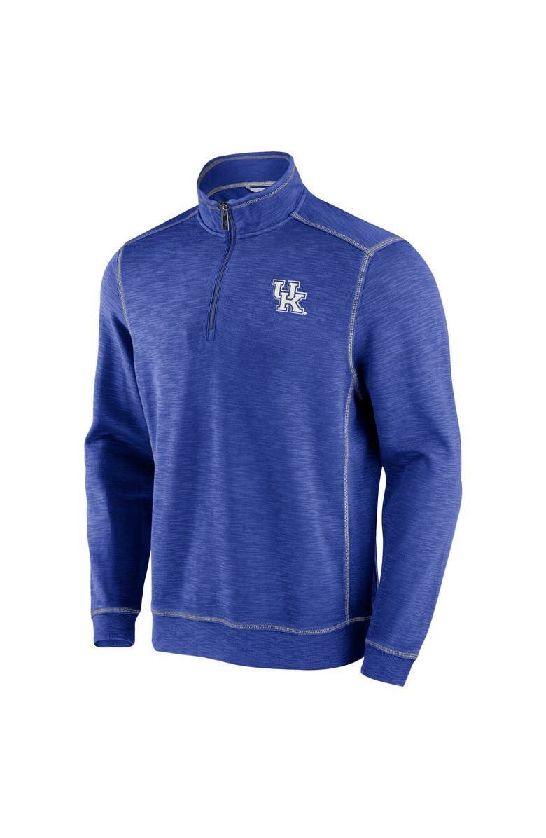 Tommy Bahama Men's Tommy Bahama Royal Kentucky Wildcats Tobago Bay Half-Zip Tri-Blend Top, Alternate, color,